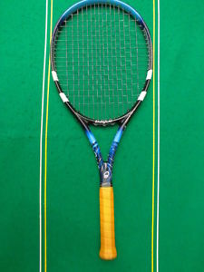 1999 Babolat Woofer Pure Drive Swirly PJ Midplus 100 16x19 Strung 4 1/2 EXCL