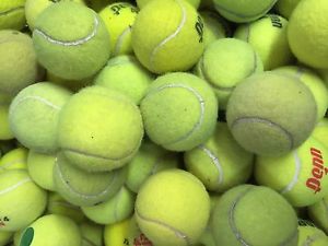 100 Used Tennis Balls Ideal for Dog Toys