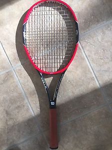 Used Wilson 2014 Pro Staff 97S 4 & 1/4 Adult Pre-Strung Tennis Racquet