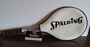 Vintage? Spalding 4 3/8 L ~ Aluminum Tennis Racquet ~ USA Made ~ With Cover