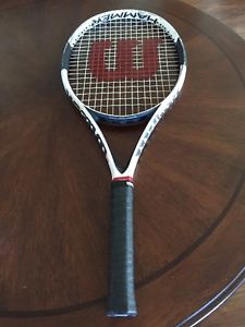 WILSON H6 HAMMER 6 TENNIS RACQUET RACKET OVERSIZE OS 110 L2 4 1/4 NEW GRIP