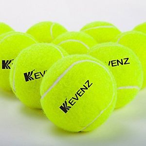 12-Pack KEVENZ Green Advanced Training Tennis Balls Practice Ball  Interlocke...