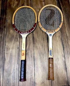 2 Vintage Tennis Rackets Spalding Doris Hart Signature Navratilova Rare