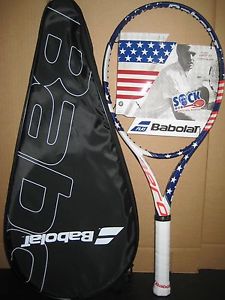 Brand new 2016 Babolat Pure Aero Stars and Stripes 4 3/8's