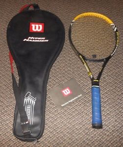 Wilson Hyper Hammer 6.3 Hyper Carbon Tennis Racquet 4 1/8 Grip EX-NM W Case