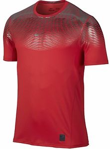 Nike Hypercool Max Metalized Training Top Shirt SIZE L $80 RED