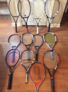 Lot Of 12 Tennis Racquets (rackets) :YAMAHA SECRET 04, Prince, Yonex