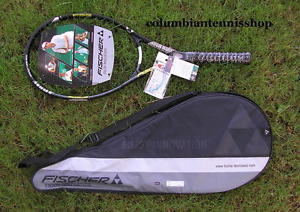 New Fischer Twin Tec TT FT Speed racket + case unstrung 107 head size