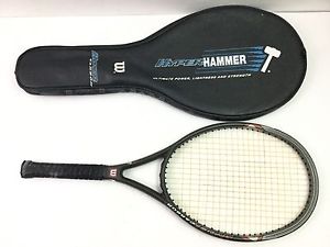 Wilson Hyper Hammer 2.3 Carbon Tennis Racket 110 Oversize 4 1/2 Grip