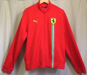 Vintage PUMA Scuderia Ferrari Track Jacket Warm Up Full Zip COOL!