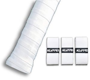 White Klipper tennis overgrips, for cheap.