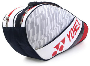 YONEX Badminton Tennis Racket Bag White Holder Back NWT 2017 New Model 79BROO7U