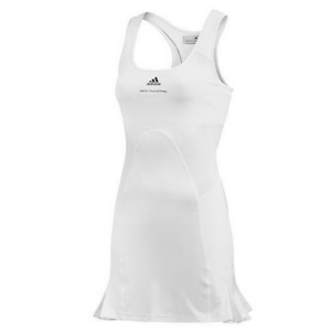 ADIDAS STELLA MCCARTNEY WHITE TENNIS DRESS barricade stretch performance SMALL