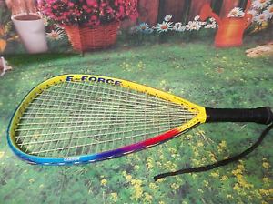 H85 WILSON E FORCE  STICK RACQUETBALL raquet Hyper Carbon frame ! NICE !