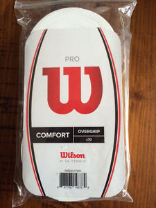 New Wilson Pro Overgrip 30 Pack Tennis Over Grip - Comfort -  White