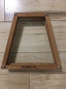 VINTAGE WOOD TENNIS RACQUET PRESS HOLDER ORIGINAL OWNER