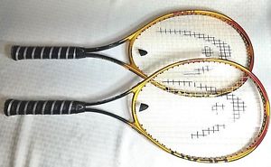 Lot of 2 HEAD TI.SONICTennis Racquets 4 9/16 / L3 Titanium Technology Supersize