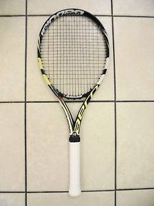 ' BABOLAT AEROPRO DRIVE+  CORTEX 100 TENNIS RACQUET 4 3/8"