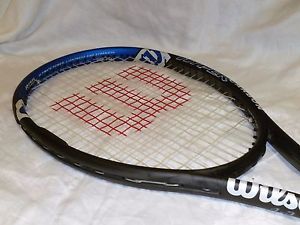 Wilson Carbon Hyper Hammer 4.3  4 1/2 grip Tennis Racquet Head size 100