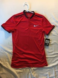 Nike Men's Size XS Court Advantage Tennis Polo Shirt 729384 657 Red $45