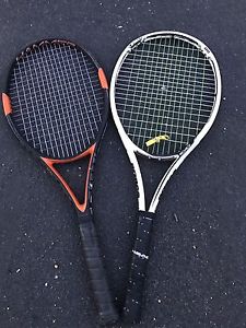 prince exo3 Warrior DB 100 (4 1/8)And Wilson Hammer Tour (4 3/8)Tennis Racquets