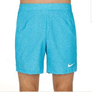 Nike 7" Gladiator Premier Tech Printed Tennis Shorts Sz M Dri-Fit Run 645037 407