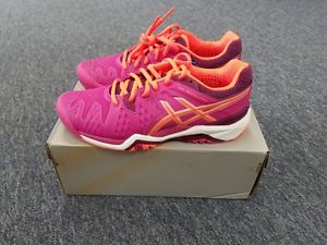 Women's Asics Gel Resolution 6 Size 7.5 BRAND NEW Berry/Flash Coral/Plum