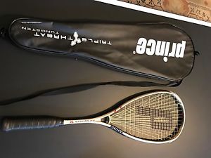 prince tungsten triple threat sovereign squash racket