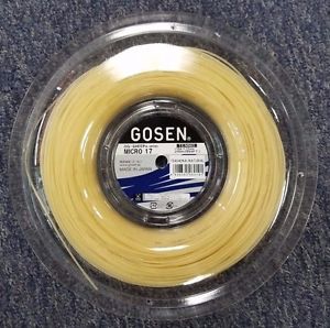 Gosen OG Sheep Micro 17 Gauge 1.22mm 660' 200m Tennis String Reel Natural
