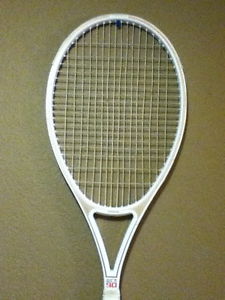 YAMAHA WHITE GOLD 90 CERAMIC SERIES STRUNG TENNIS RACKET 4-1/2" RARE FREE SHIP