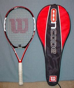 WILSON NCODE N5 OVERSIZE 110 TENNIS RACQUET WITH MATCHING CASE