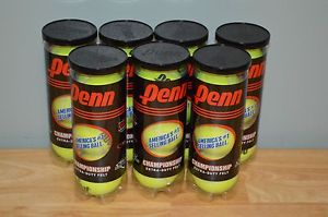 PENN Championship Extra-Duty Felt Tennis Balls New Sealed 7 Cans 21 Balls