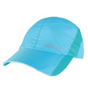 Unisex Lightweight Ultra Thin Running Tennis Sports Performance Cap Hat Blue