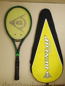 vintage 80s * DUNLOP Max 200G* England, Graf-McEnroe racquet in bag