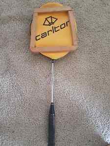 Carlton Vintage Tennis Racket with Square Wooden Protective Case