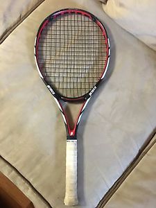 PRINCE WARRIOR 100L ESP 1150 POWER LEVEL TENNIS RACQUET 4 3/8 WHITE GRIP