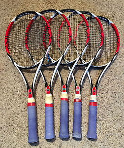 5 Wilson K Factor Six-One 95 16x18 4 3/8 grip Tennis Racquets