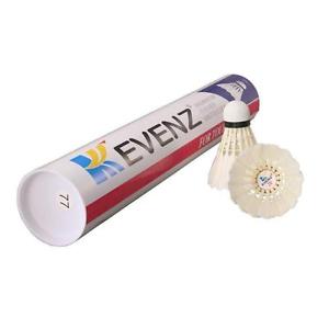 12 PCS Kevenz Badminton Ball White Goose Feather Birdies Shuttlecocks 77 Speed