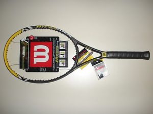 WILSON HYPER HAMMER 6.3 OS 110 TENNIS RACQUET 4 3/8 NEW