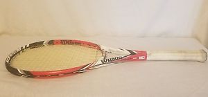 Wilson Steam 99S STRUNG 4 1/4 (Tennis Racket Racquet 304g 10.7oz blx spin 16x15)