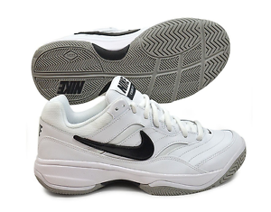 Nike Men's Court Lite Tennis Shoes 845021-100 White Black Color - Authentic