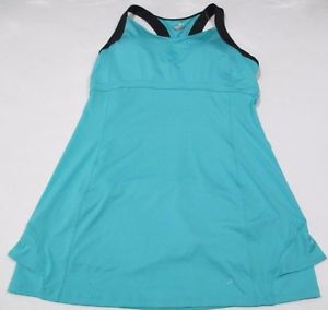 Fila, Women's, Platinum Tennis Dress, Teal Piranha, Green, Sz. Large