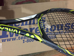 Tennis Racket Yonex Ezone DR 98 (1/2) Technifibre Black Code 4S 16 gauge @ 57 lb