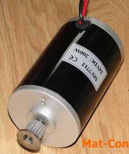 Electric DC motor e-moteur UNITE MY7712N 200W 24V,0, 55Nm,tige de fléchette 8mm,