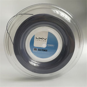 Big banger Alu power  luxilon tennis string ,no printing -SILVER 1.25MM