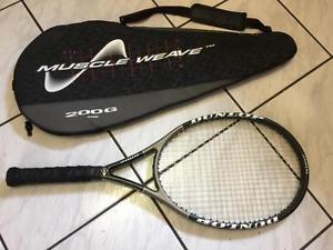Dunlop Muscle Weave 200G Tectonics 108 Graphite Tennis Racquet 4 1/2" w/Case