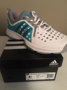 adidas Women's Barricade Classic Bounce Tennis Shoe- size 8.5