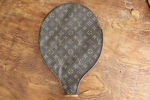 Authentic Louis Vuitton Vintage Monogram Canvas Tennis Racquet Cover Case