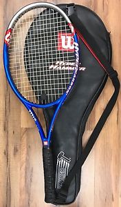 Wilson Hyper Hammer Carbon 5.9 Oversize 110 Tennis Racket 4 1/4 grip w/ Cover