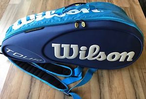 Wilson Tour Thermoguard Blue Large Multiple Tennis Racket Equipment Backpack Bag